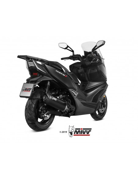 ESCAPE MIVV MOVER INOX VERNICIATO NERO XCITING 400I S 2019 -