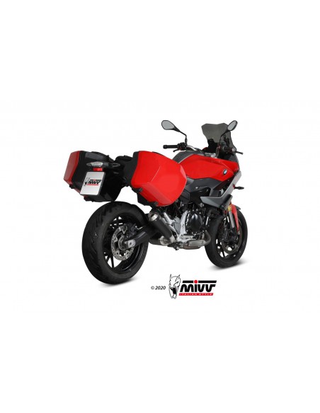 ESCAPE MIVV X-M1 BLACK INOX NEGRO BMW F 900 XR 2020 - 2022