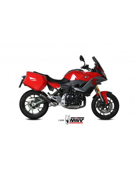 ESCAPE MIVV X-M1 BLACK INOX NEGRO BMW F 900 XR 2020 - 2022