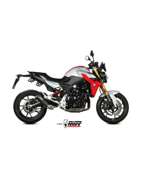ESCAPE MIVV X-M1 BLACK INOX NEGRO BMW F 900 R 2020 - 2022