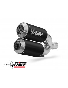 ESCAPE MIVV MK3 BLACK INOX NEGRO DUCATI HYPERMOTARD 939 2016 - 2018