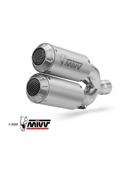 ESCAPE MIVV MK3 INOX DUCATI HYPERMOTARD 939 2016 - 2018
