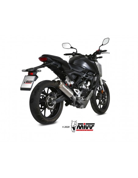 ESCAPE MIVV GP PRO TITANIO HONDA CB 125 R 2018 - 2020