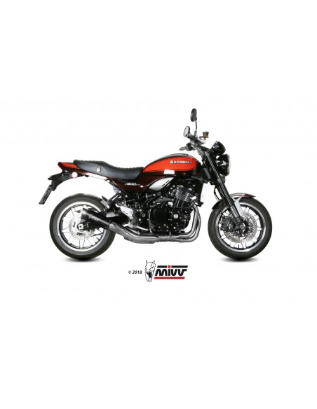 ESCAPE MIVV SLIP-ON GPpro BLACK KAWASAKI Z900 RS 2018-2024