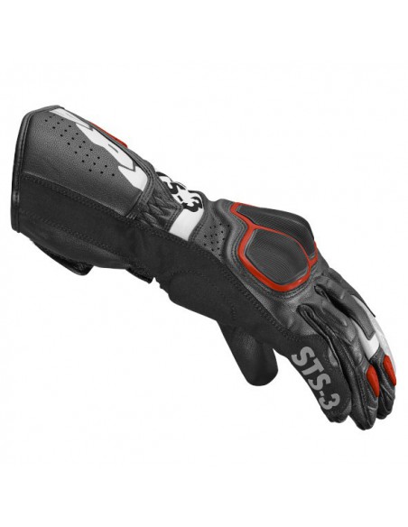 GUANTE SPIDI STS-R3 BLACK-RED-WHITE