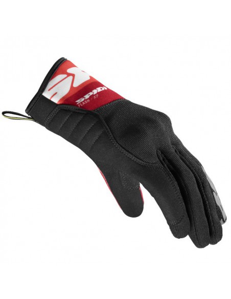 GUANTE SPIDI FLASH KP BLACK-RED-WHITE