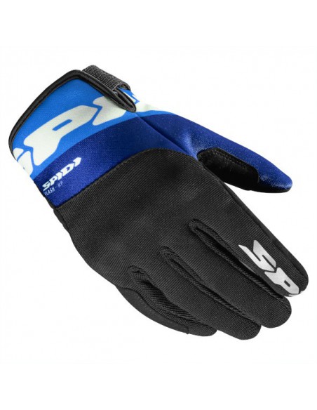 GUANTE SPIDI FLASH KP BLACK-BLUE-WHITE