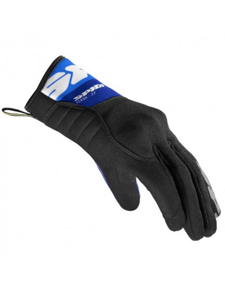 GUANTE SPIDI FLASH KP BLACK-BLUE-WHITE