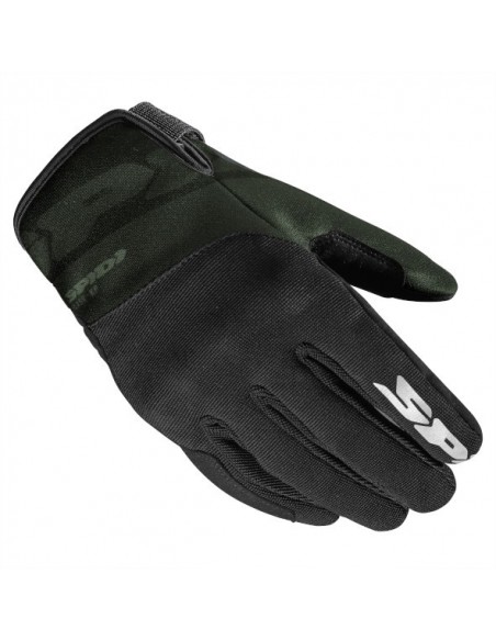 GUANTE SPIDI FLASH KP BLACK-WHITE-DARK GREEN