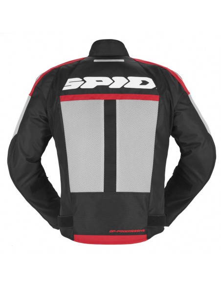 CAZADORA SPIDI PROGRESSIVE NET WINDOUT BLACK-GREY-RED