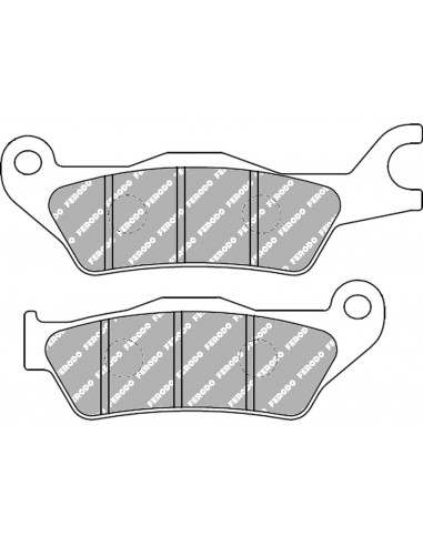 PASTILLA FRENO FERODO ECO FRICTION FDB2287EF
