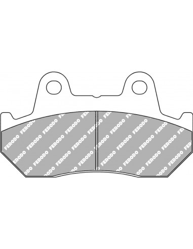 PASTILLA FRENO FERODO ECO FRICTION FDB244EF