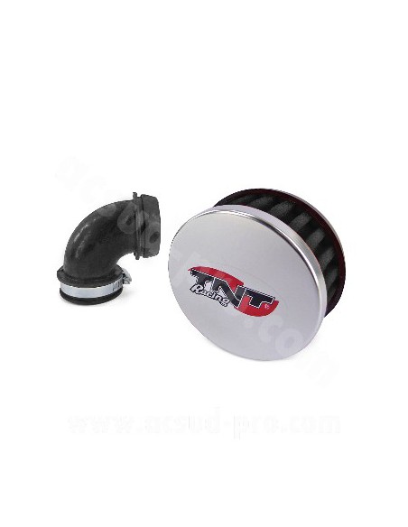 FILTRO DE POTENCIA 90º TNT R BOXH5 COUDE NEGRO