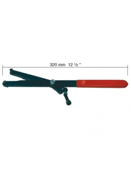 HERRAMIENTA UNIVERSAL PARA BLOQUEAR VOLANTE Y POLEAS CON PINS 5 9MM. APERTURA 50-140