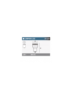 LAMPARA 19 LED BA15S