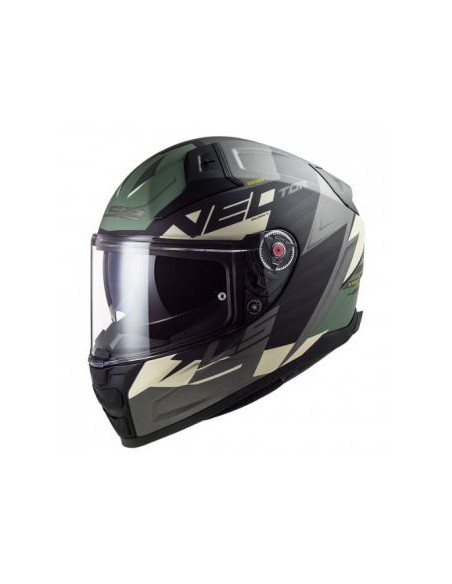 CASCO LS2 FF811 VECTOR II ABSOLUTE NEGRO MATE-PLATA