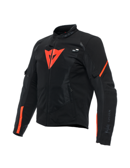 DAINESE SMART JACKET LS SPORT NEGRA-ROJA