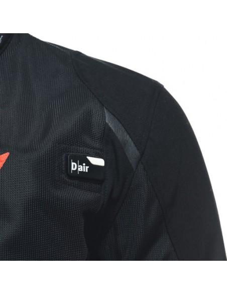 DAINESE SMART JACKET LS SPORT NEGRA-ROJA