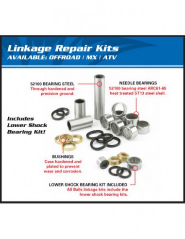 KIT RODAMIENTOS Y RETENES TRAPECIO ALL BALLS 27-1074 KIT RODAMIENTOS Y RETENES TRAPECIO ALL BALLS 27-1074
