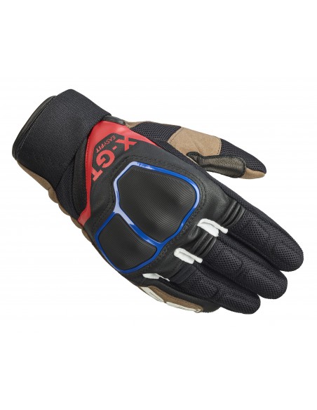 GUANTE SPIDI X-GT BLACK RED BLUE