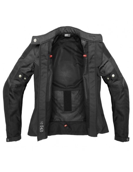 CHAQUETA SPIDI TEK NET LADY NEGRA