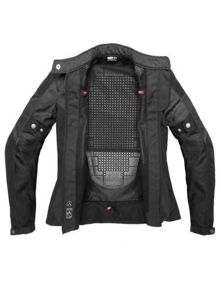 CHAQUETA SPIDI TEK NET LADY NEGRA