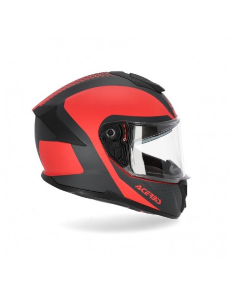 CASCO KRAPON ROSSO/NERO