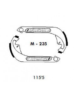 ZAPATA FRENO 115,5
