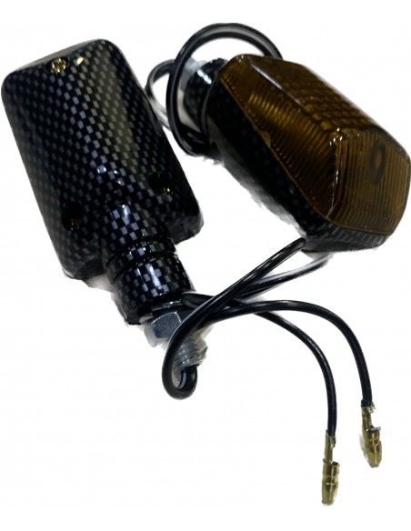 JUEGO INTERMITENTES CARBONO AHUMADO BRAZO CORTO