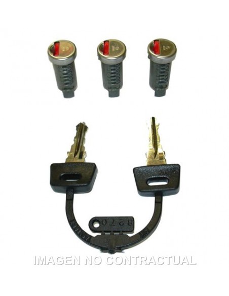 CERRADURA 3 BOMBINES PIAGGIO