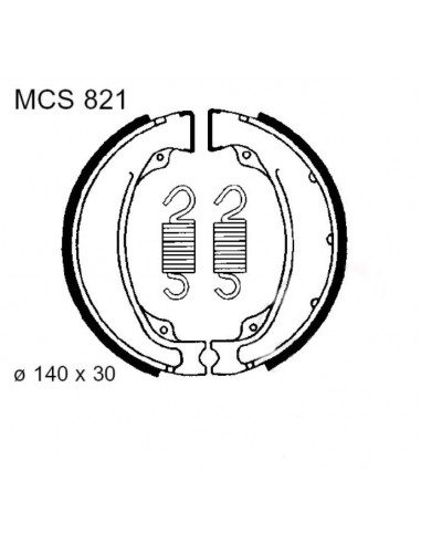ZAPATAS FRENO CON MUELLE