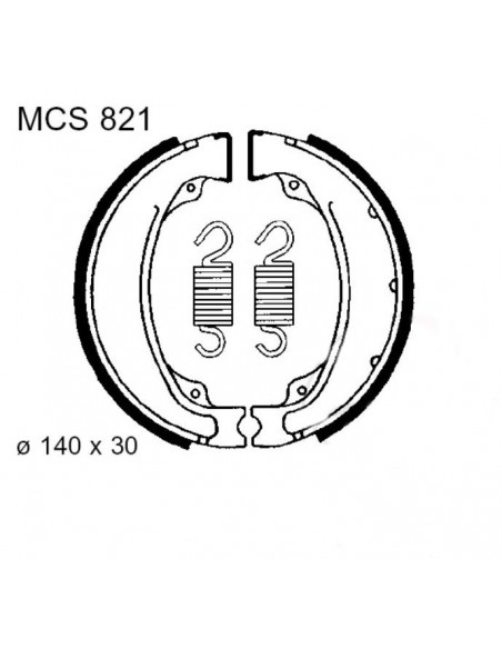 ZAPATAS FRENO CON MUELLE