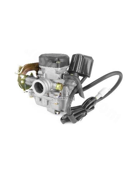 CARBURADOR COMPLETO 50CC 4T SCOOTER GY6 4TPS 10P MOTOR ROMA EURO 3 MOTOR 139QMB A D.18MM