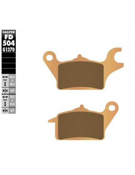 PASTILLA FRENO SINTERIZADA FD504G1370