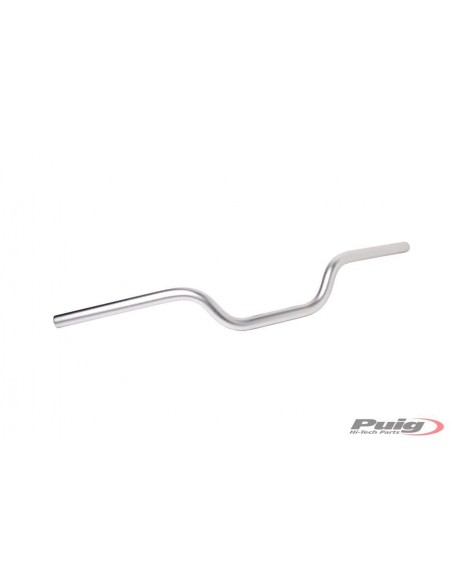MANILLAR PUIG CILINDRICO HIGH TECH UNIVERSAL 22MM PLATA