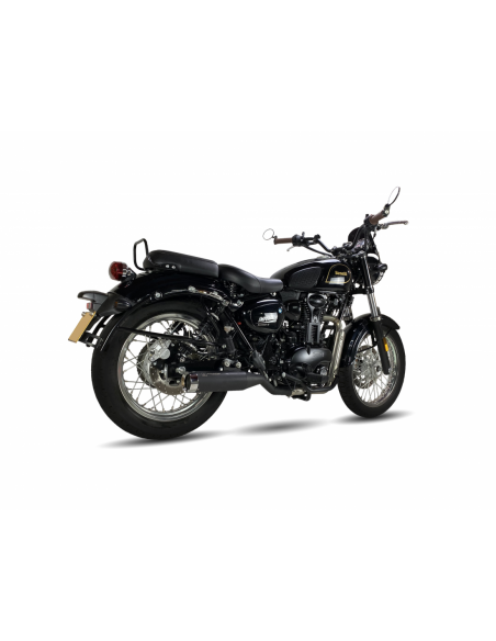 ESCAPE IXIL BENELLI IMPERIALE 400 (P09) NO HOMOLOGADO FULL SYSTEM - IRONHEAD ROUND MATT INOX ESCAPE IXIL BENELLI IMPERIALE 400 (P09) NO HOMOLOGADO FULL SYSTEM - IRONHEAD ROUND MATT INOX