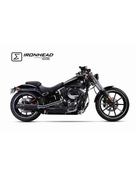 ESCAPE IXIL SLIP ON (UPPER MUFFLER) - IRONHEAD ROUND BLACK