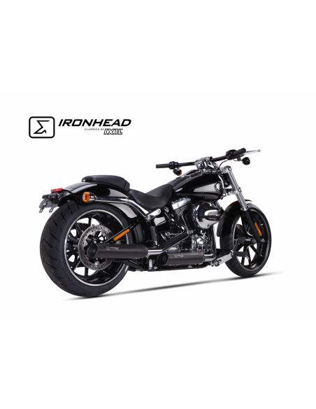 ESCAPE IXIL SLIP ON (UPPER MUFFLER) - IRONHEAD ROUND BLACK