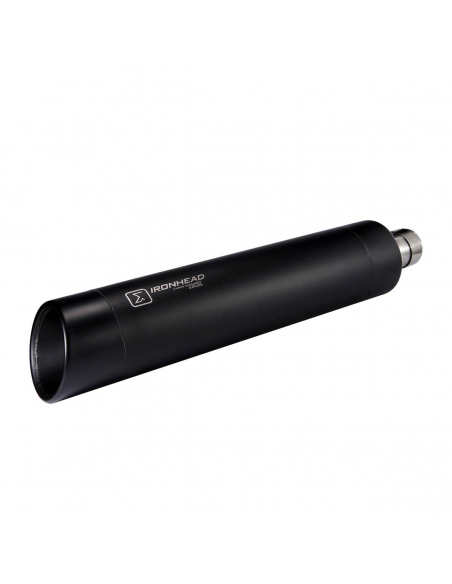 ESCAPE IXIL SLIP ON (UPPER MUFFLER) - IRONHEAD ROUND BLACK