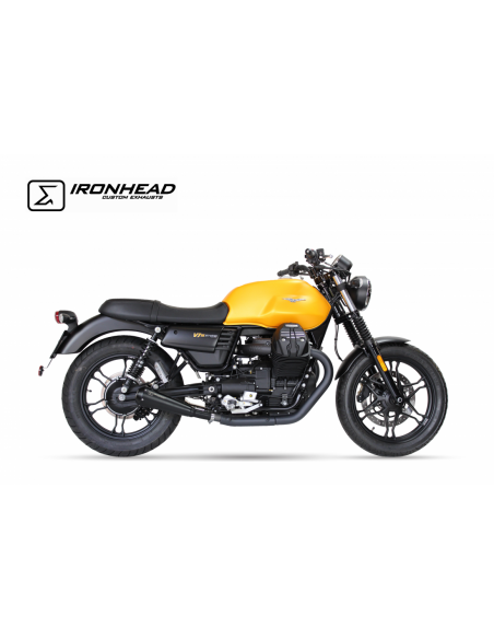 ESCAPE IXIL SLIP ON (LEFT MUFFLER) - IRONHEAD CONICAL BLACK INOX
