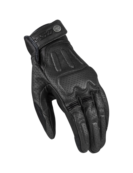 GUANTE PIEL RUST - NEGRO