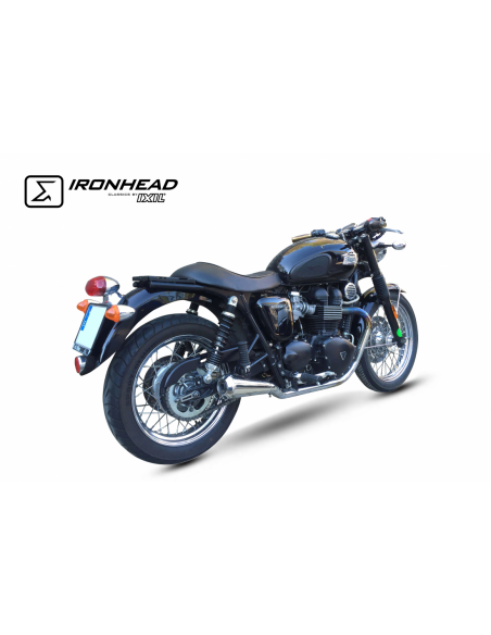 ESCAPE IXIL SLIP ON (LEFT MUFFLER) - IRONHEAD CONICAL MATT INOX