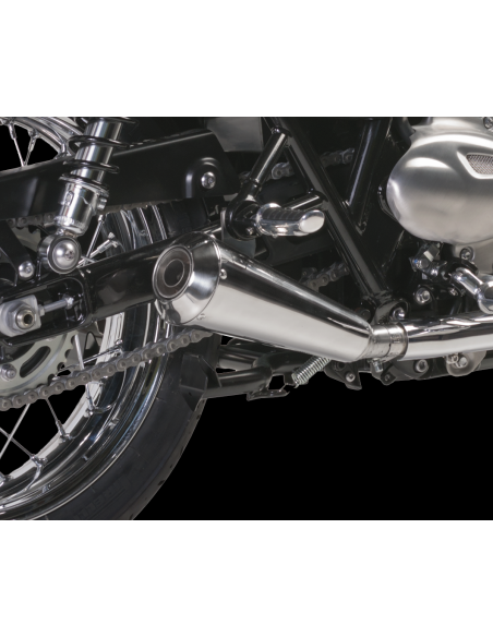 ESCAPE IXIL SLIP ON (LEFT MUFFLER) - IRONHEAD CONICAL MATT INOX