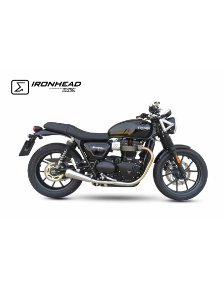 ESCAPE IXIL SLIP ON (RIGHT MUFFLER) - IRONHEAD CONICAL MATT INOX
