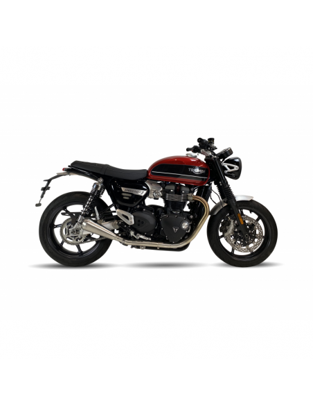 ESCAPE IXIL SLIP ON (LEFT MUFFLER) - IRONHEAD CONICAL MATT INOX