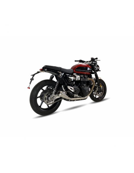 ESCAPE IXIL SLIP ON (LEFT MUFFLER) - IRONHEAD CONICAL MATT INOX