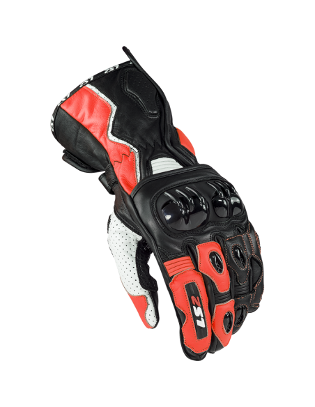 GUANTE SWIFT RACING  NE BL RO