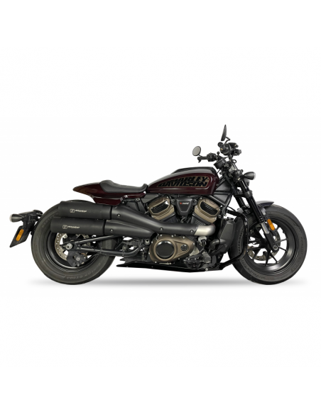 ESCAPE IXIL H-D SPORTSTER S 1250 2021-2023 (RA1) NO HOMOLOGADO SLIP ON - IRONHEAD ROUND BLACK