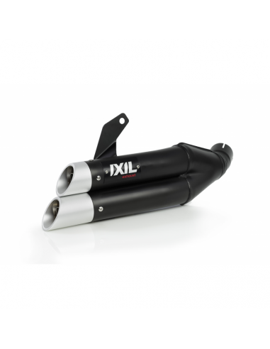 ESCAPE IXIL YAMAHA MT 07 14-20/XSR 700 16-20/TRACER 700 17-19 FULL SYSTEM - DUAL HYPERLOW BLACK XL