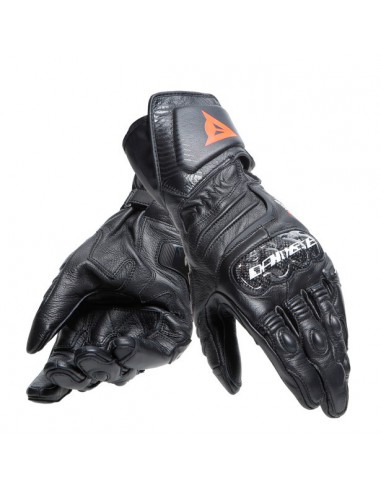 GUANTE DAINESE CARBON 4 LONG LEATHER NEGRO